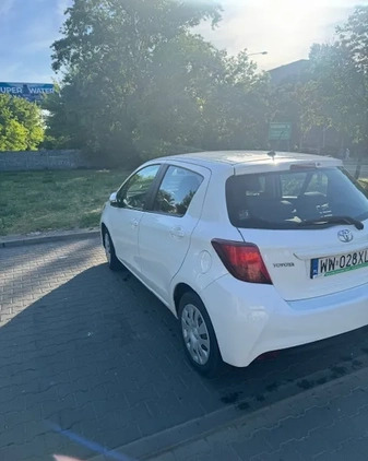 Toyota Yaris cena 32000 przebieg: 163000, rok produkcji 2016 z Warszawa małe 191